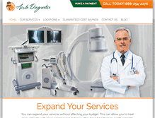 Tablet Screenshot of acutediagnostics.com